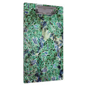 ドラゴンバラグリーン自然ドラゴン抽象芸術バラ クリップボード (右)