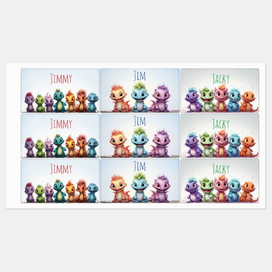 ドラゴンバンチ ラベル (シート)