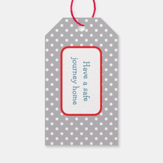 ドラゴンバースデーパーティギフトラベル ギフトタグ (裏面)