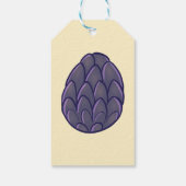 ドラゴンバースデーパーティーメッセージカード ギフトタグ (裏面)