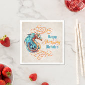 ドラゴンバースデーパーティー スタンダードカクテルナプキン (インサイチュ)