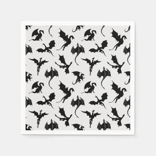 ドラゴンバースデーパーティー スタンダードカクテルナプキン (正面)