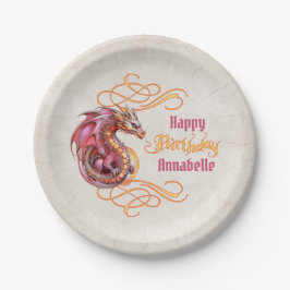 ドラゴンバースデーパーティー ペーパープレート