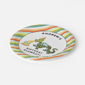 ドラゴンバースデーパーティー ペーパープレート (アングル)