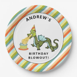 ドラゴンバースデーパーティー ペーパープレート