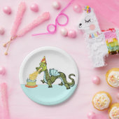 ドラゴンバースデーパーティー ペーパープレート (パーティー)