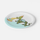 ドラゴンバースデーパーティー ペーパープレート (アングル)