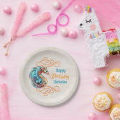 ドラゴンバースデーパーティー ペーパープレート (パーティー)