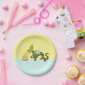 ドラゴンバースデーパーティー ペーパープレート (パーティー)