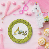 ドラゴンバースデーパーティー ペーパープレート (パーティー)