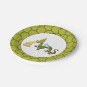 ドラゴンバースデーパーティー ペーパープレート (アングル)