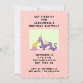 ドラゴンバースデーパーティ招待状 招待状 (正面)