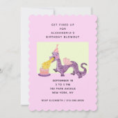 ドラゴンバースデーパーティ招待状 招待状 (正面)