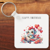 ドラゴンパイロットの誕生日 キーホルダー (正面)