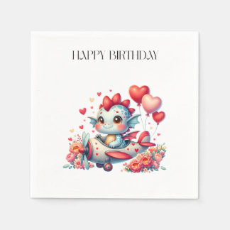 ドラゴンパイロットの誕生日 スタンダードカクテルナプキン
