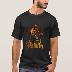 ドラゴンパラディンロレプレイD20 Rpgテーブルトップゲーマー Tシャツ