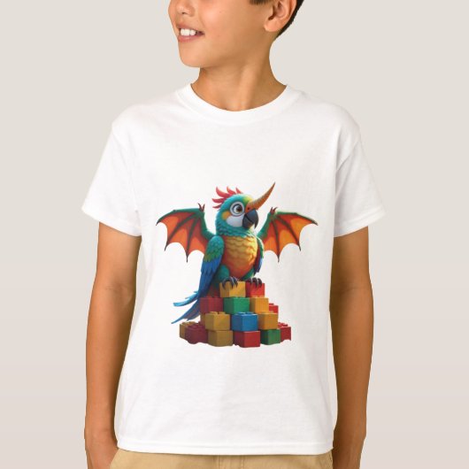ドラゴンパロット Tシャツ (正面)