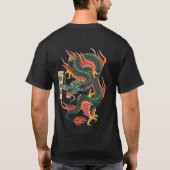 ドラゴンパワー Tシャツ (裏面)