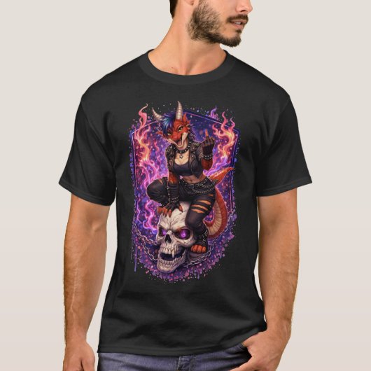 ドラゴンパンク Tシャツ (正面)