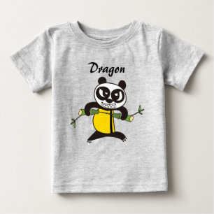 ドラゴンパンダ ベビーTシャツ