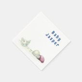 ドラゴンパーソナライズされたの先史時代の生息地 スタンダードカクテルナプキン (角)