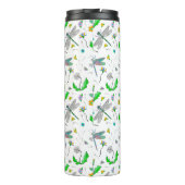 ドラゴンパーソナライズされたハエとタンポポ タンブラー (裏面)