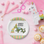 ドラゴンパーソナライズされたバースデーパーティー ペーパープレート (パーティー)