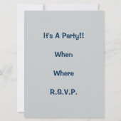 ドラゴンパーティの招待状バイルネラヴォワ 招待状 (裏面)