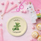 ドラゴンパーティーパーソナライズされたプレート ペーパープレート (パーティー)