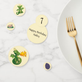 ドラゴンパーティー紙吹雪テーブルデコール コンフェッティ