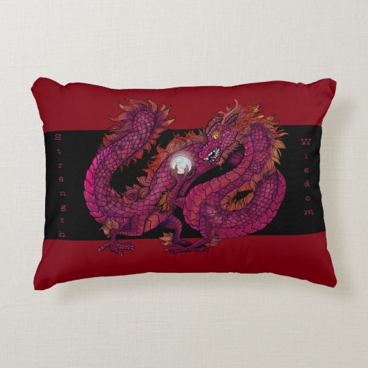 ドラゴンパール枕 アクセントクッション (正面)