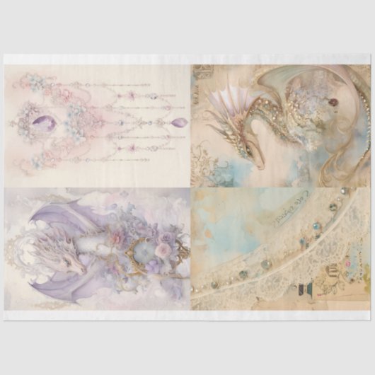 ドラゴンビクトリアンシリーズデザイン11 薄葉紙 (正面)