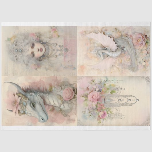 ドラゴンビクトリアンシリーズデザイン12 薄葉紙 (正面)