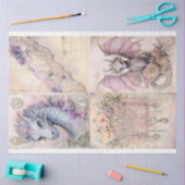 ドラゴンビクトリアンシリーズデザイン13 薄葉紙 (クラフト)