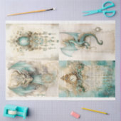 ドラゴンビクトリアンシリーズデザイン4 薄葉紙 (クラフト)