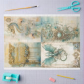 ドラゴンビクトリアンシリーズデザイン5 薄葉紙 (クラフト)