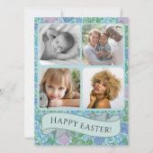 ドラゴンビクトリアンハエの庭ミュート写真イースター カード (正面)