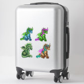 ドラゴンビニールカスタムシール シール (スーツケース)