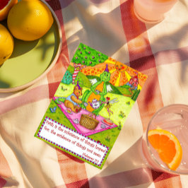 ドラゴンピクニック誕生日カード カード