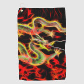 ドラゴンファイアデコア ゴルフタオル (正面)