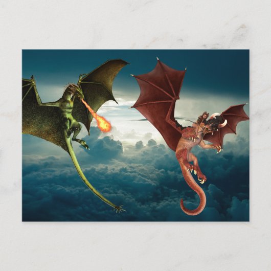 ドラゴンファイアバトルファンタジー ポストカード (正面)