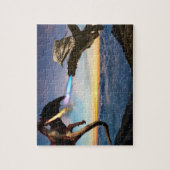 ドラゴンファイアブリージングバトルワイバーン ジグソーパズル (縦)