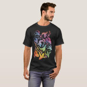 ドラゴンファイアーダークレインボー Tシャツ (正面フル)