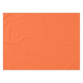 ドラゴンファイアーブライトオレンジ無地の色プリント テーブルクロス (正面(横))