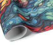 ドラゴンファイア万華鏡のように千変万化するパターンラッピング紙 ラッピングペーパー (ロールコーナー)