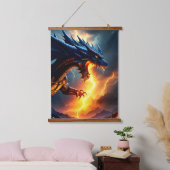 ドラゴンファイア稲妻ファイト2 吊り下げ型タペストリー (寝室)