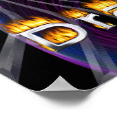 ドラゴンファイア – ファンタジーアート ポスター (角)