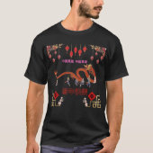 ドラゴンファイア 輝き 黒 Tシャツ (正面)