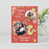 ドラゴンファミリーのかわいい旧正月 シーズンカード (スタンド正面)