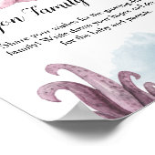 ドラゴンファミリーウィズドラゴンベビーシャワーアドバイス ポスター (角)